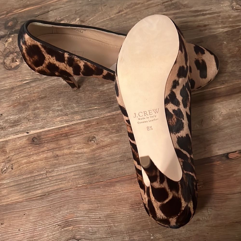 J Crew Collection leopard 🐆 heel - Picture 7 of 8